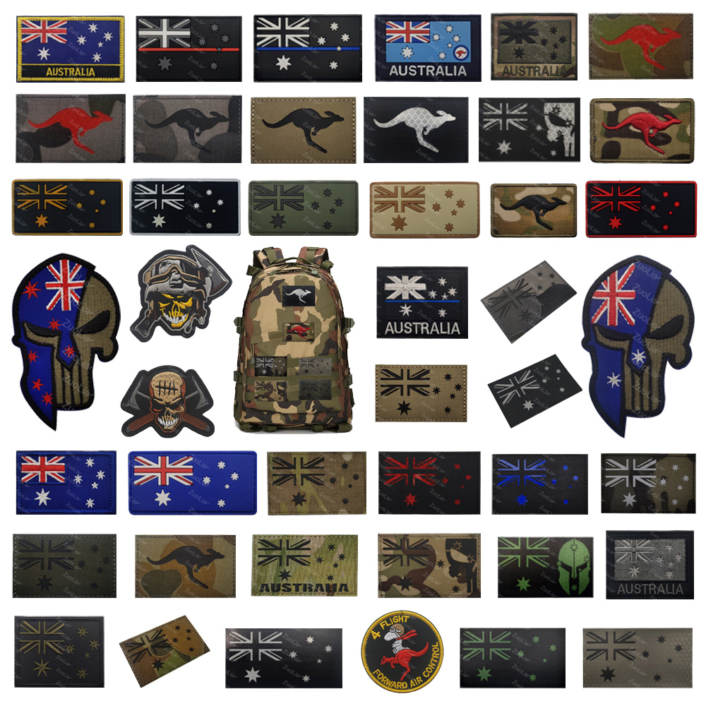 Hot Selling Australian Flag PV - Embroidery Australia ulasan dan harga