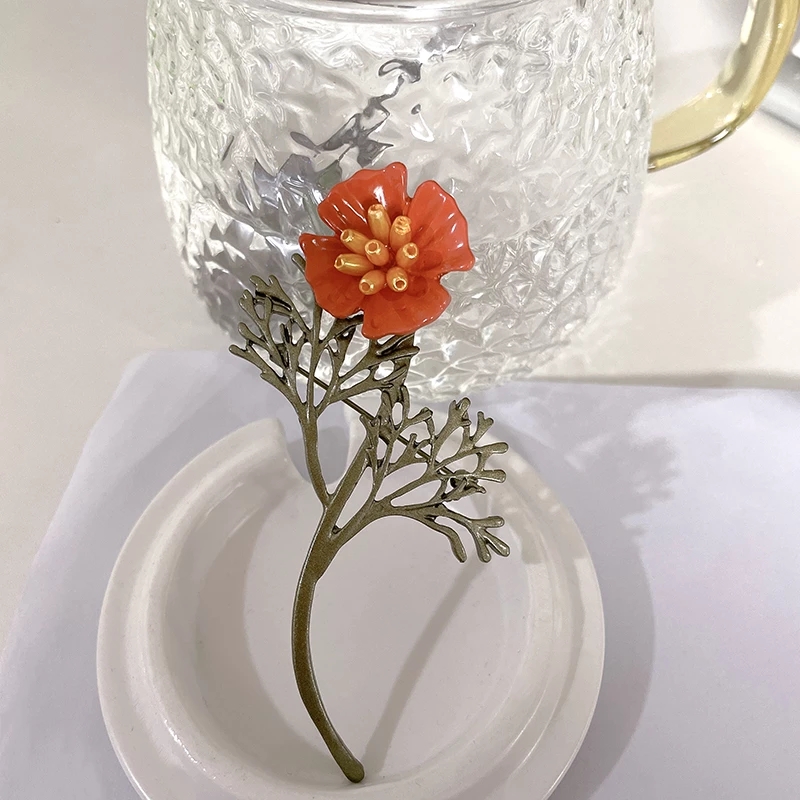 Vintage Enamel Green Plant Pea - Embroidery Australia ulasan dan harga