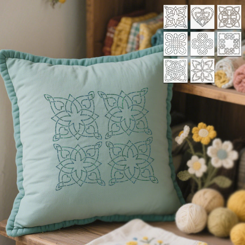 YOMDID 8pcs Ancient Symbol Pat - Embroidery Motif ulasan dan harga
