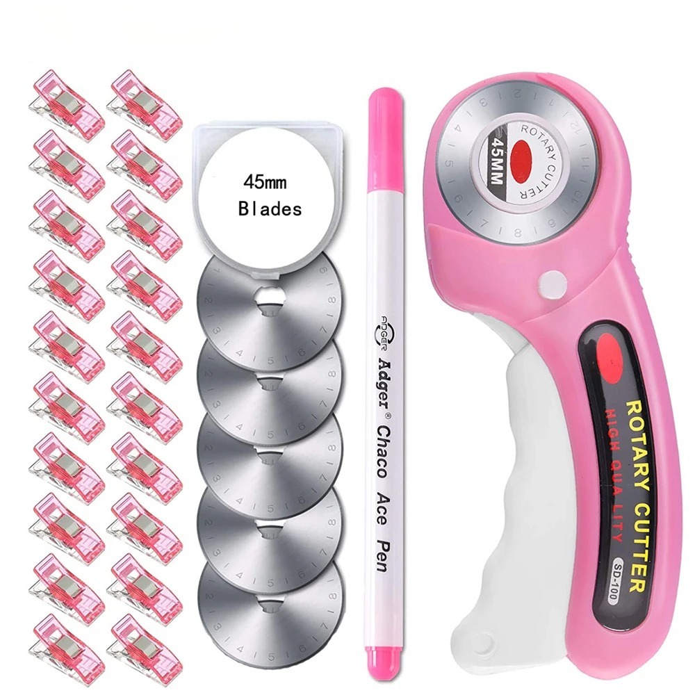 5mm Rotary Cutter with 5pcs Re - Embroidery Converter ulasan dan harga