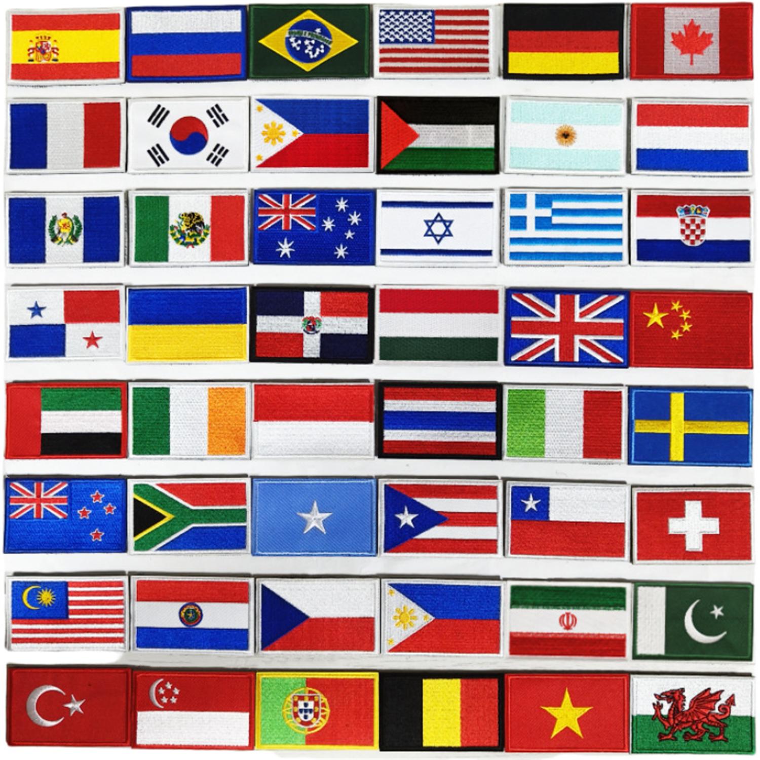 Embroidery Flag Patch US UK Ca - Embroidery Australia ulasan dan harga