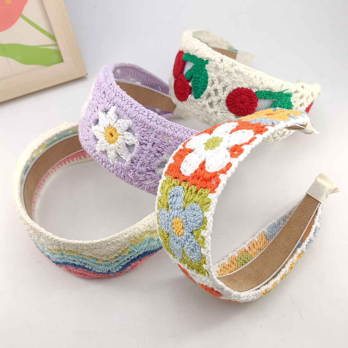Sweet Flower Embroidery Girl H - Embroidery Motif ulasan dan harga