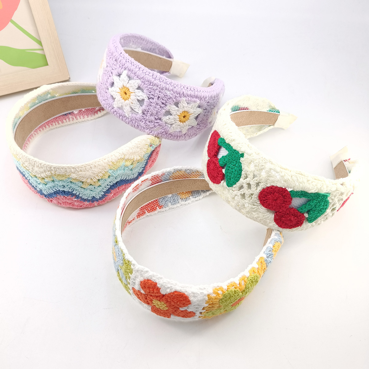 Sweet Flower Embroidery Girl H - Embroidery Motif ulasan dan harga