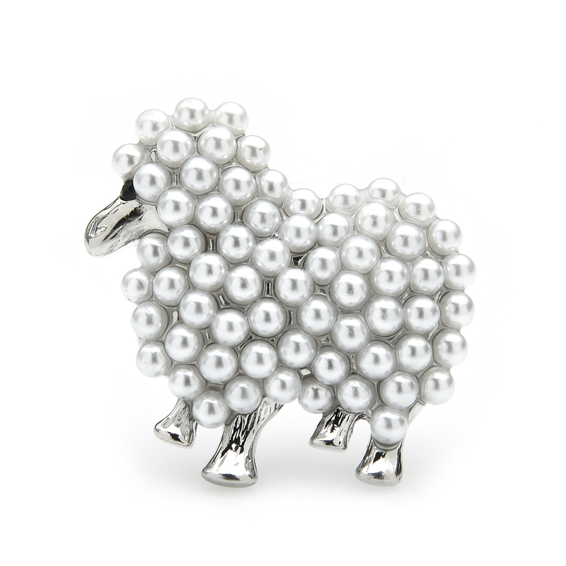 Wuli&baby Small Pearl Sheep Br - Embroidery Australia ulasan dan harga