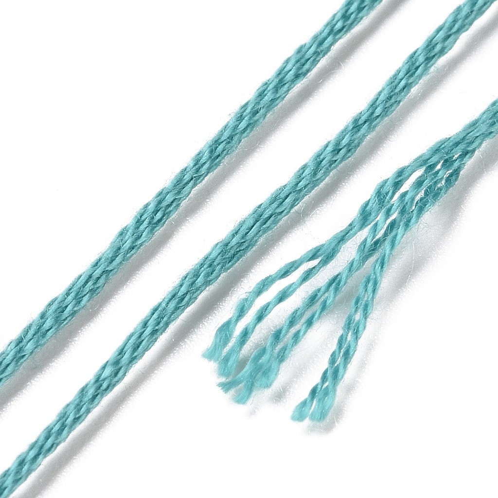 1Set 8 Skeins 0.5mm 6-Ply Poly - Embroidery Stitch ulasan dan harga