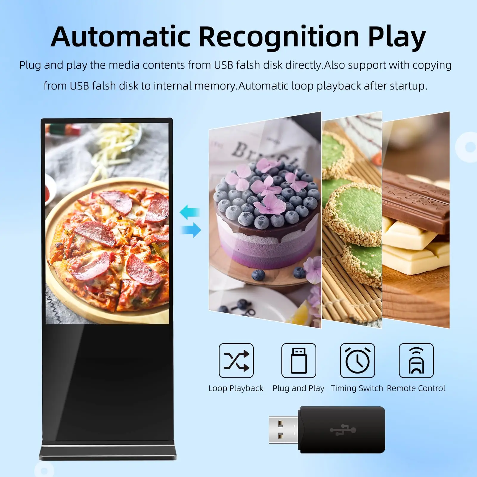 MWE 65 Inch 4K Digital Signage - Embroidery Studio ulasan dan harga