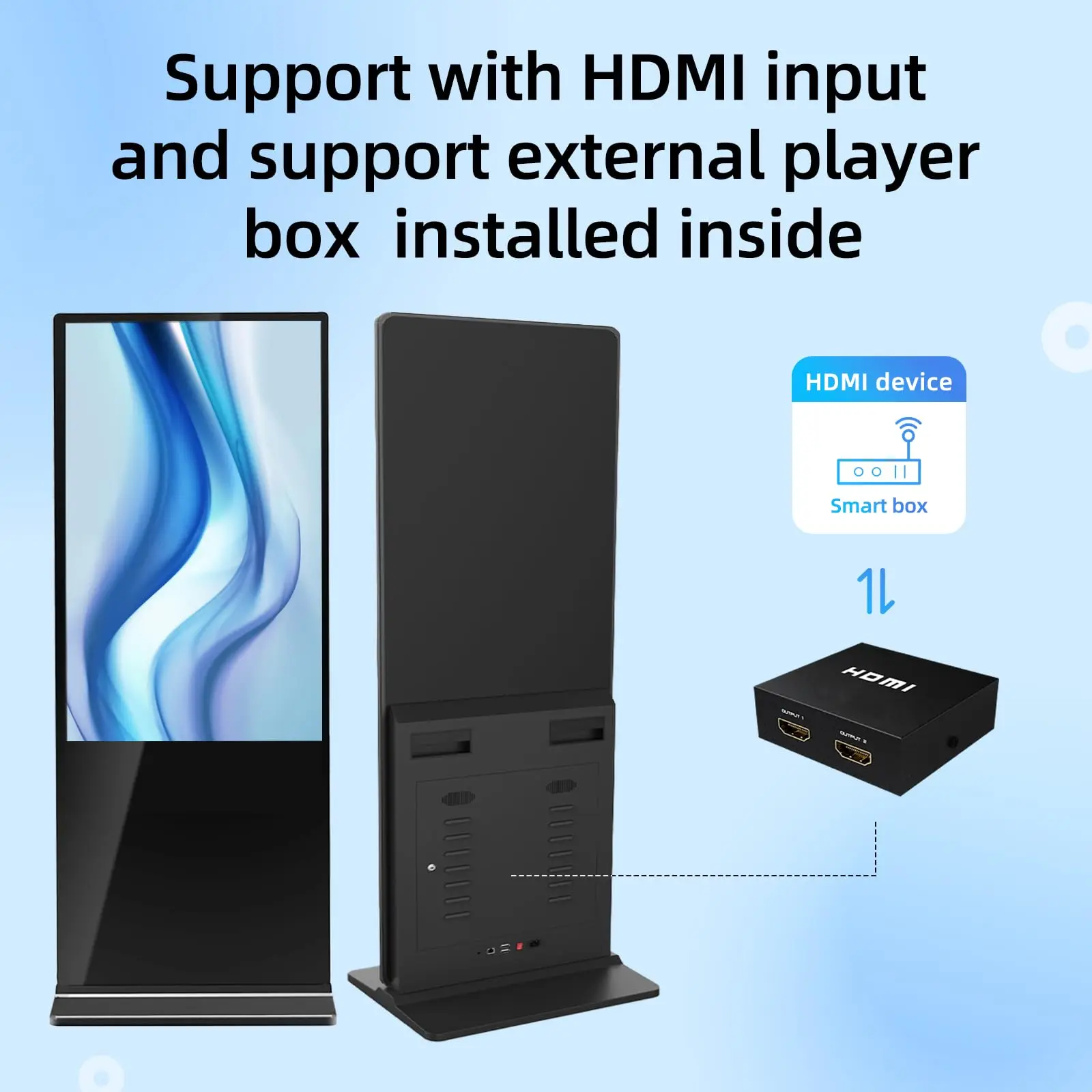 MWE 65 Inch 4K Digital Signage - Embroidery Studio ulasan dan harga